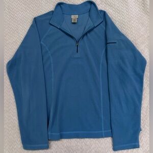 L.L.Bean Light Blue Women's Fleece Pullover